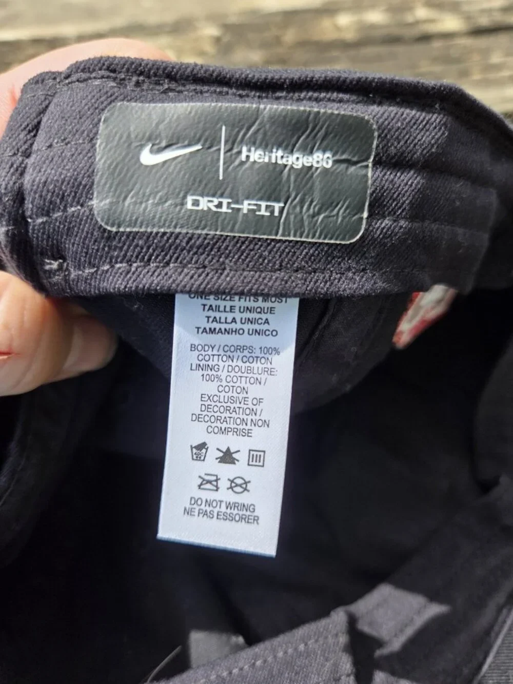 University of Houston UH Black Nike Dri Fit Cap Hat Strapback 75th Year